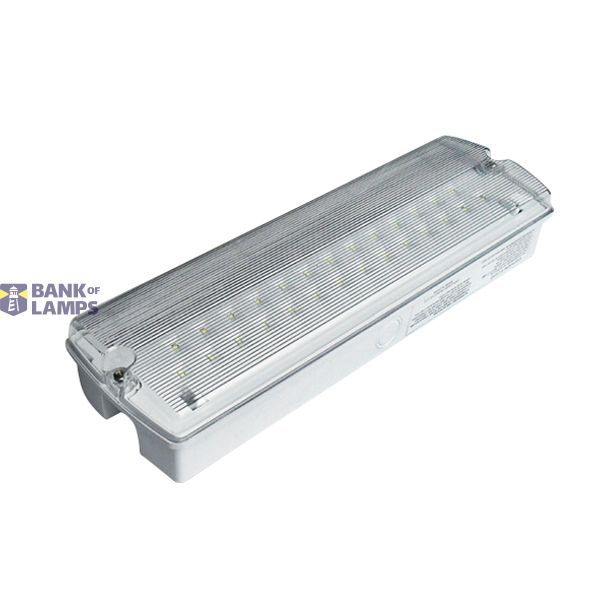 WHITE 5W EMERGENCY M3hrs IP65 230V image 1