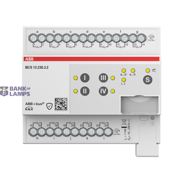 Binary Input, 12-fold, 10-230 V  Manual Operation, MDRC image 3