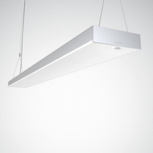 Suspended luminaires Opendo H Lens Silver ETDD 48W 5700lm Wide reduced glare UGR19 (W19) IK03 3 SDCM image 1