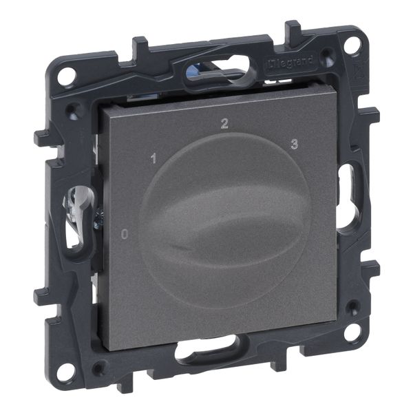 VENTILATION CONTROL SWITCH 0,1,2,3  MEDIUM GREY image 1