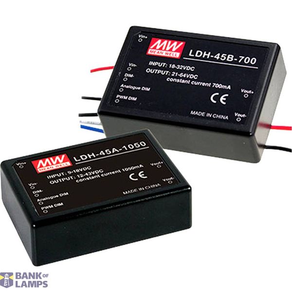 LDH-45B-350 DC/DC LED Driver 18-32V:350mA, MEAN WELL image 1