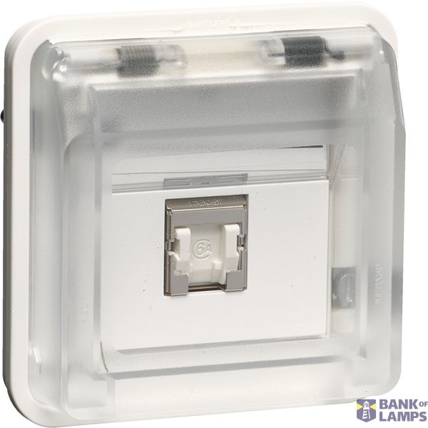 Data connector Cat 6. 1-v, W.1, polar white image 1