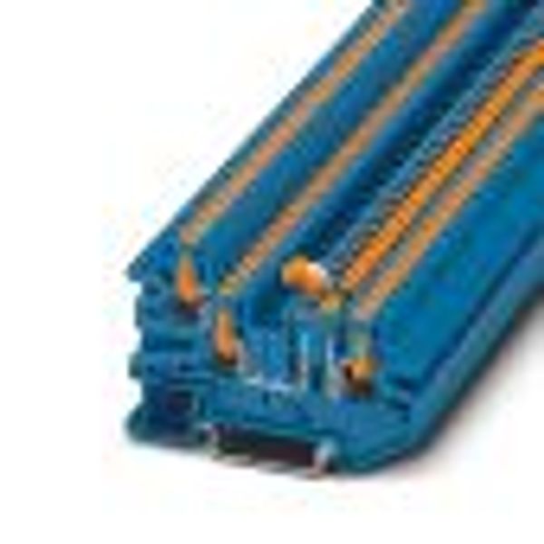 PTV 2,5-TWIN-MT BU - Knife-disconnect terminal block image 2