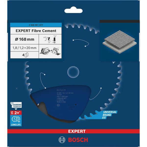 Expert for Fiber Cement 168x20x1.8/1.2 mm, T4 image 3
