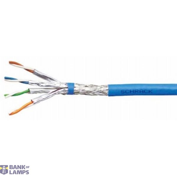 S/FTP Cable Cat.7, 4x2xAWG23/1, 1.200Mhz, LS0H, Dca 30% blue image 1