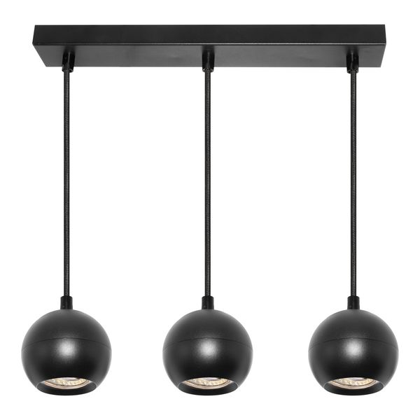 LED SPOT SPHERAL PEND 3XGU10 BK OSRAM image 1