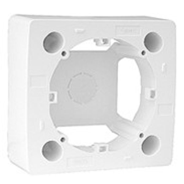 SIRIUS 70 SERIES SURFACE MOUNTING BOX IVORY image 1