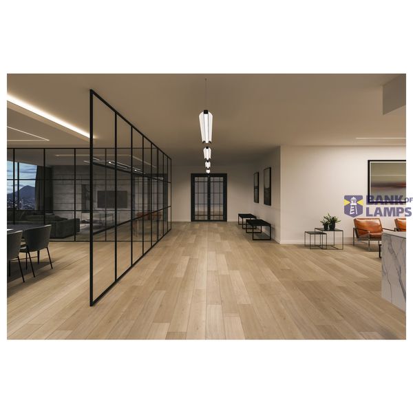 GLENOS industrial profile flat, matt black, 2m image 3