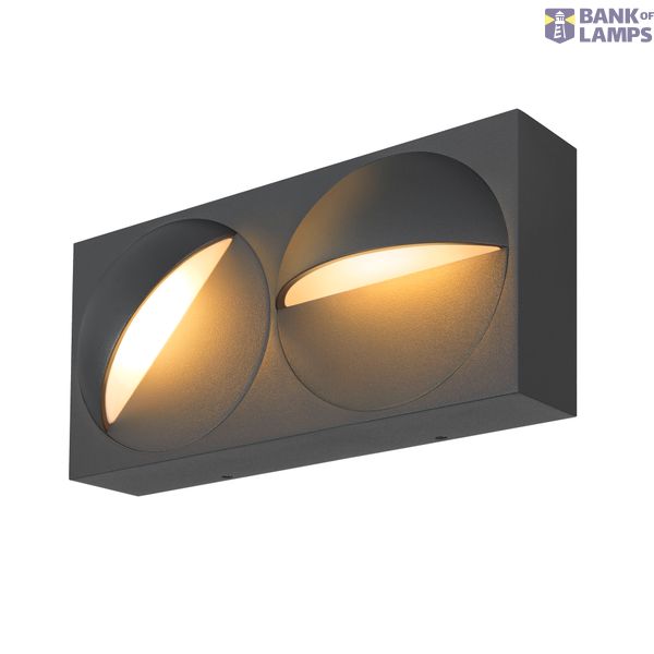 LID I, wall-mounted light, 2700/3000K, 29W, PHASE, 100°, anthracite image 5