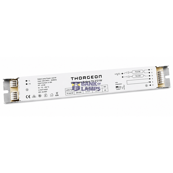 Electronic Ballast T5 2*21W image 1