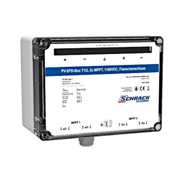 PV-SPD-Box T1/2, 2x MPPT, 1100VDC, flange connection image 1