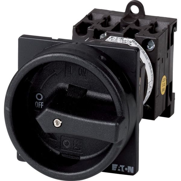T0-3-15680/V/SVB-SW Main switch, T0, 20 A, rear mounting, 3 contact unit(s), 3 pole + N, 1 N/O, 1 N/C, STOP function, With black rotary handle and locking ring, Lockable image 3