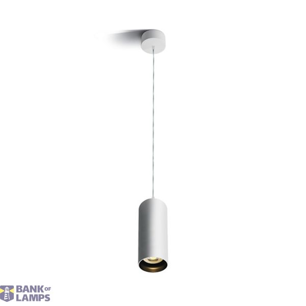 WHITE PENDANT GU10 10W DARK LIGHT image 1