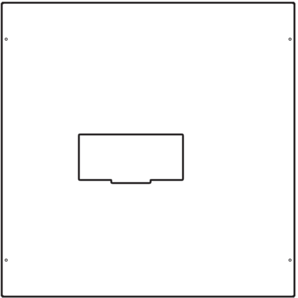 Kit MCCB 1250/1600A vertical L600 H600mm image 1