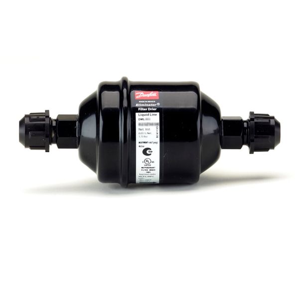 Hermetic filter drier, DML, 05 cu.in., Steel image 1