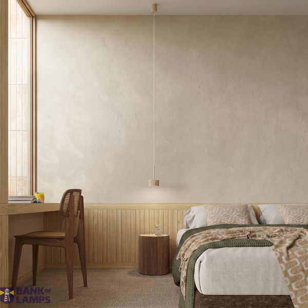 Pendant lamp AURA 1 beige Gx53 image 4