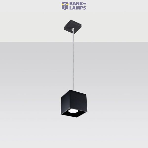 HANGING LAMP QUAD 1 BLACK GU10 1X40W IP20 image 4