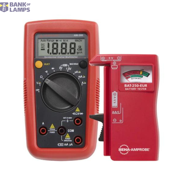 AM-500-EUR KIT, DIGITAL MULTIMETER + BAT-250-EUR AM-500-EUR KIT image 1