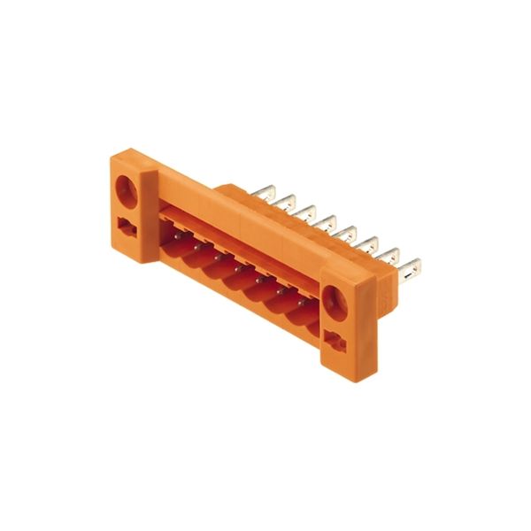 PCB plug-in connector, male header, 5.08 mm, Number of poles: 6, 180°, Flat-blade connection, Solder connection, Box image 3