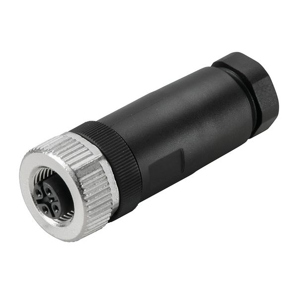 Field attachable connector, M12 image 1