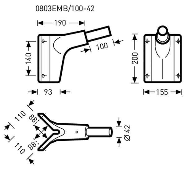 Mechanical accessories Zubehör Anthracite 7022700 image 1