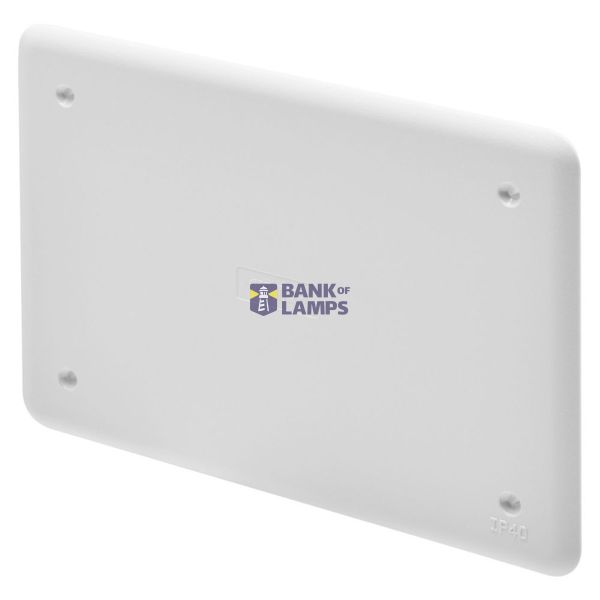 HIGH RESISTANCE SHOCKPROOF PLAIN LID - FOR PT/PT DIN AND PT DIN GREEN WALL BOXES - 152X98 - IP40 - WHITE RAL9016 image 3