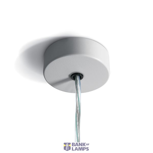 WHITE ROUND SUSPENSION BASE FOR PROFILES image 1