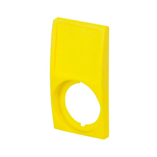 Yellow legend plate holder 27x27, round image 1