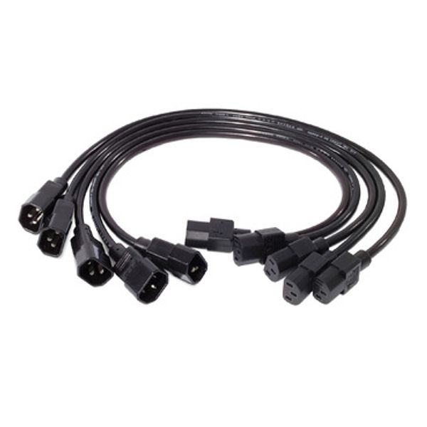 Power Cord Kit 5 ea, C13 to C14 image 1