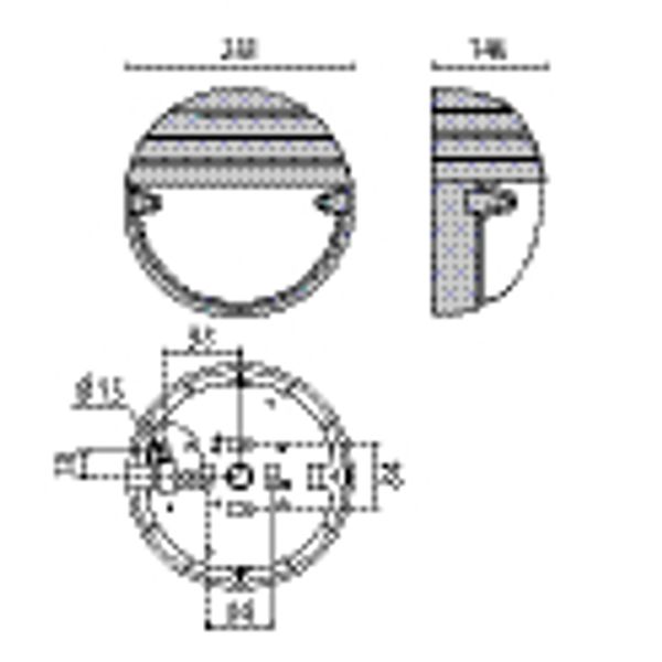 CHIP TONDO 30 GRILL WIT E27 image 6