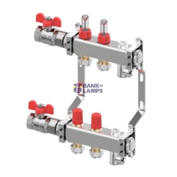 SSM manifold bundle, STAINLESS STEEL, Number of heating manifold connections [loops] [Max]: 2, 6 bar image 1