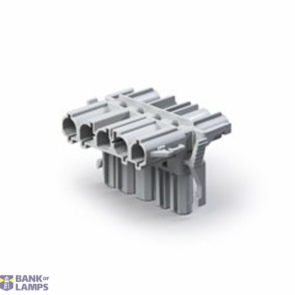NCD5T.G | Distribution block 5-pole T-connector, grey image 1