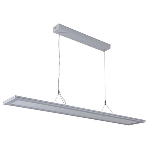 MODUS ART5000,  direct/indirect 50/50, pendant, LED 840, non-dimmable, rectangle 200x1210mm, decor B, ceiling gear box image 1