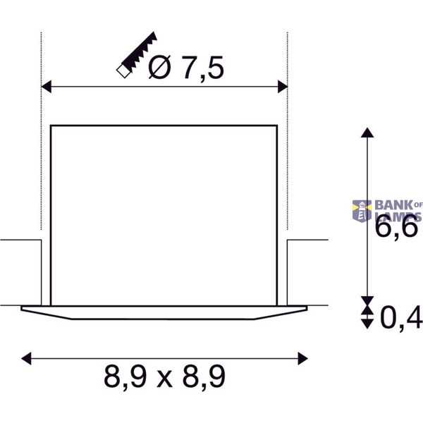 EASY-INSTALL MASTER QPAR51 DL, indoor recessed ceiling light, white, SQ image 5