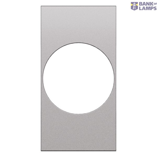 L.NOW - FR/GER SOCKET 10/16A COVER 2M STEEL image 2