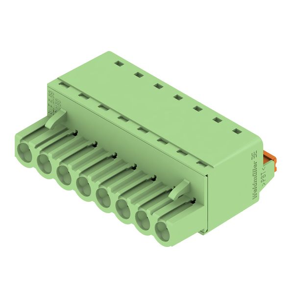 PCB plug-in connector, female plug, 5.08 mm, Number of poles: 8, 180°, PUSH IN with actuator, Clamping range, max. : 3.31 mm², Box image 2