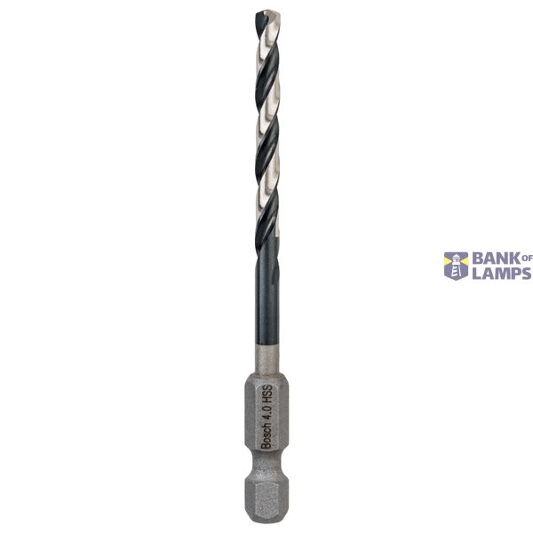HSS Hex-Shank Twist Drill Bit 4.0mm 4 x 43 x 83 mm 1 pcs. image 1