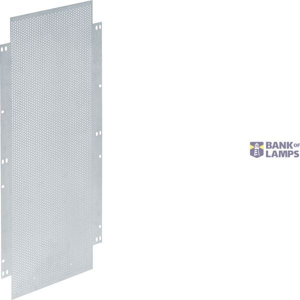 Mounting plate, universal, 570x247 mm, perforated, with mounting screw. image 1