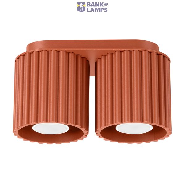 Ceiling lamp AURA 2 red ochra GU10 image 2