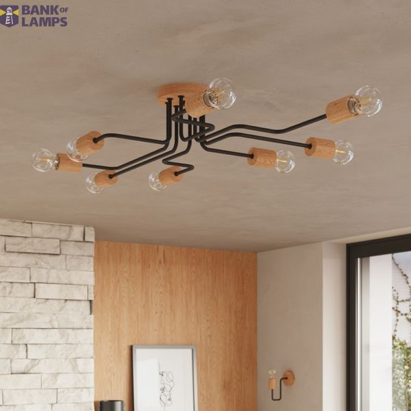 TIMBO CHANDELIER 4 BLACK 4XE27 image 7