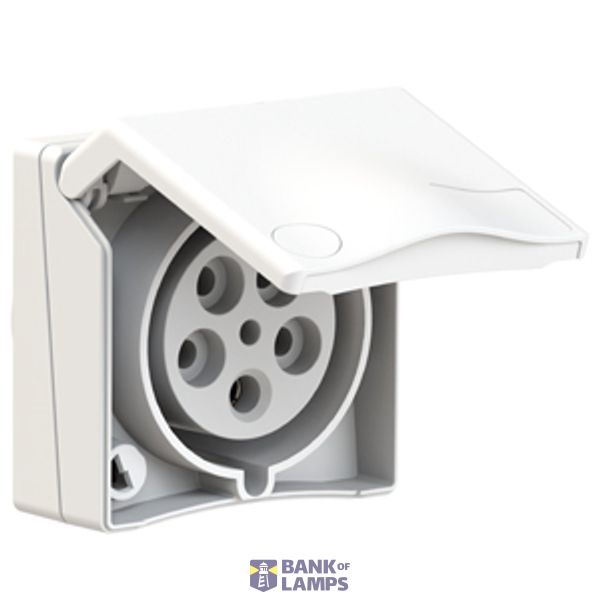 ICD 6h 32A 5P 400V IP44 90x90 Ni Opb image 2