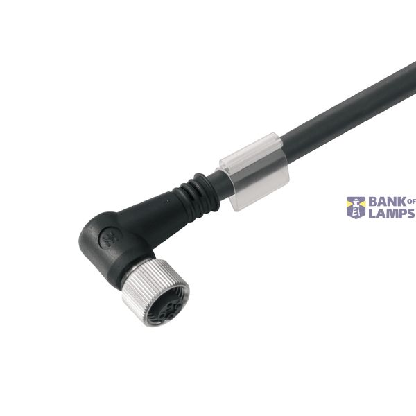 Sensor-actuator Cable, M12, Number of poles: 4, 5 m, Socket, angled, L image 1