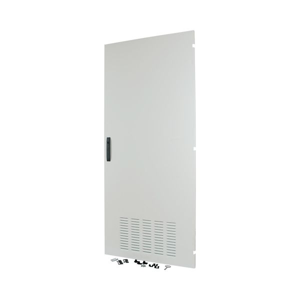 XLSD4R143 Section door, ventilated IP42, hinges right, HxW = 1400 x 300mm, grey image 2