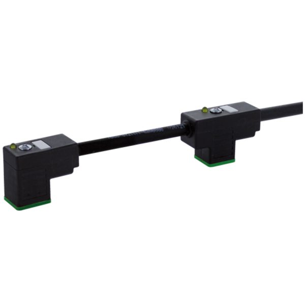 MSUD double valve C-8mm with cable PVC 4x0.75 bk 1.5m image 1