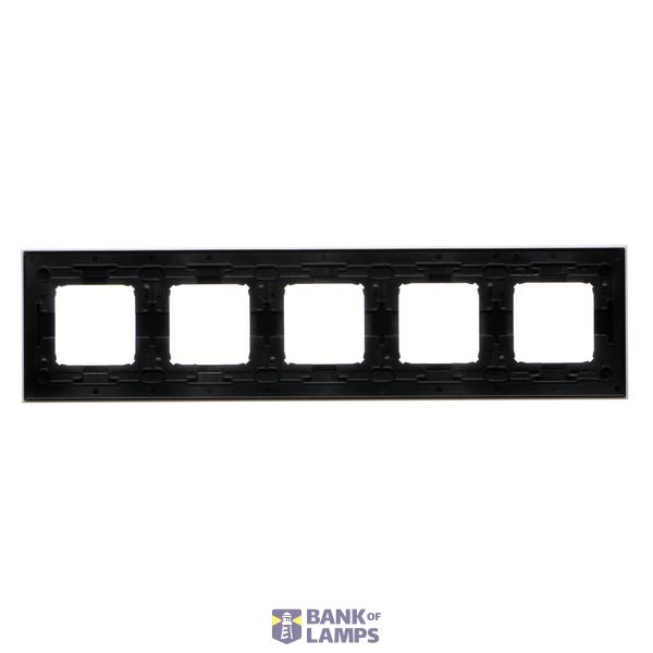 Single TV socket final, Silver matt, metalic image 1
