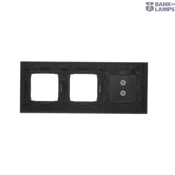 Double socket outlet with Schuko earthing and shutters, Complete product, 16A, Screw, light gray matt image 2
