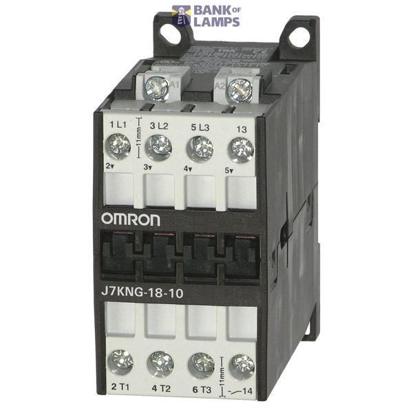Contactor (DC-coil), 3-pole, 7.5 kW; 18 A AC3 (400 VAC) + 1 NO, 24 VDC image 2