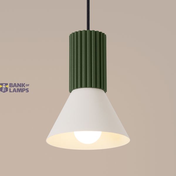 Pendant lamp ESTRIA 1 beige/olive green image 3