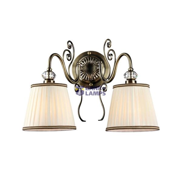 Elegant Vintage Wall Lamp Bronze Antique image 4