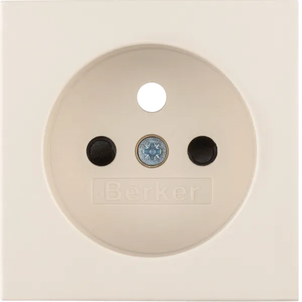 B.Square Socket faceplate z/u with apertures cream 3965768992 image 1